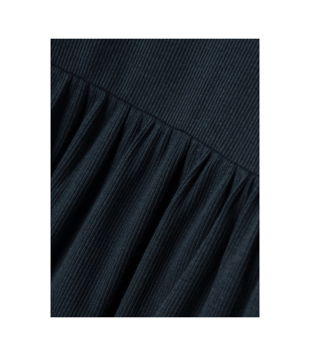 Kleid langarm Rippqualität