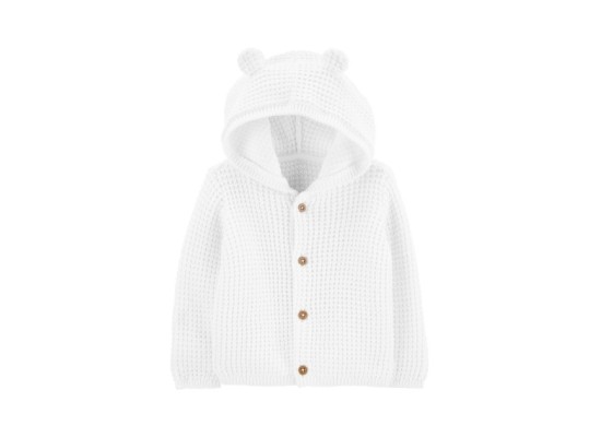 Strickjacke Kapuze mit Ohren