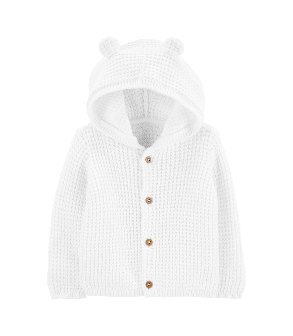 Strickjacke Kapuze mit Ohren