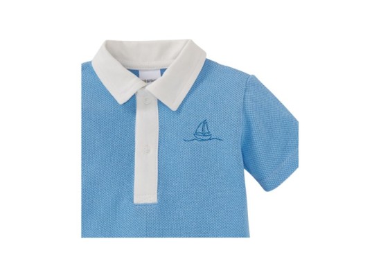 Polo-T-Shirt Waffelpiqué