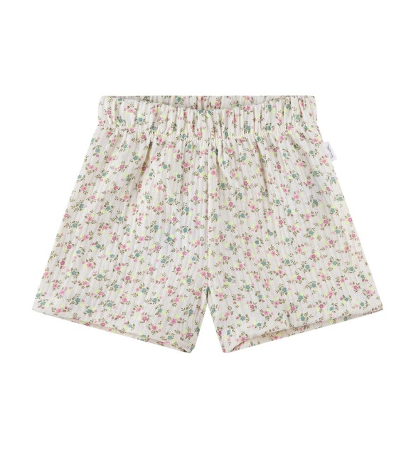Musselin-Shorts Blumen