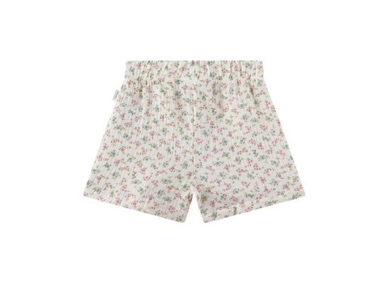 Musselin-Shorts Blumen