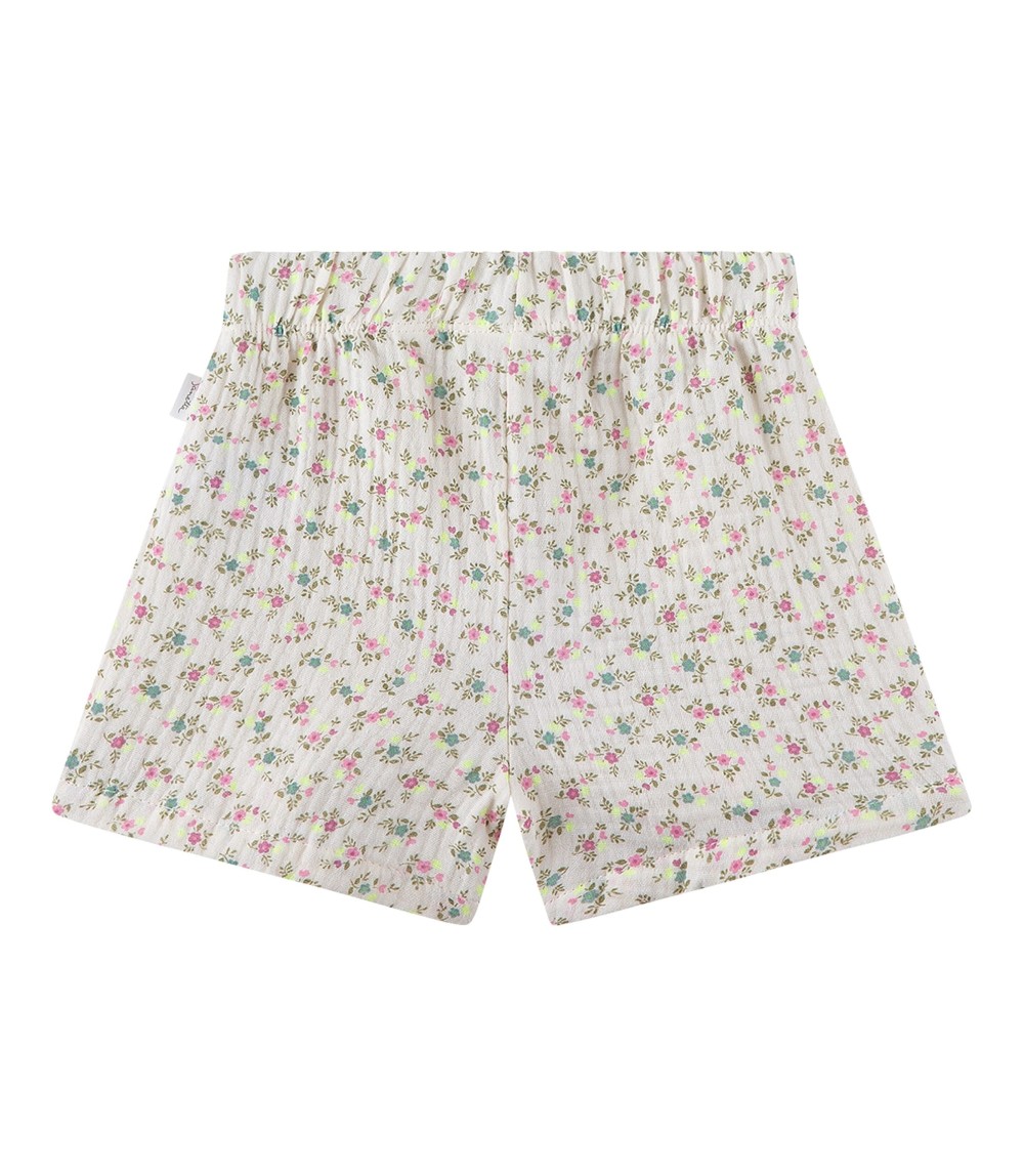 Musselin-Shorts Blumen