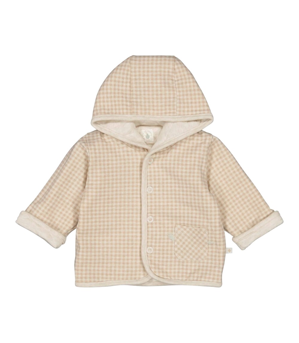 Wendejacke mit Kapuze gequiltet