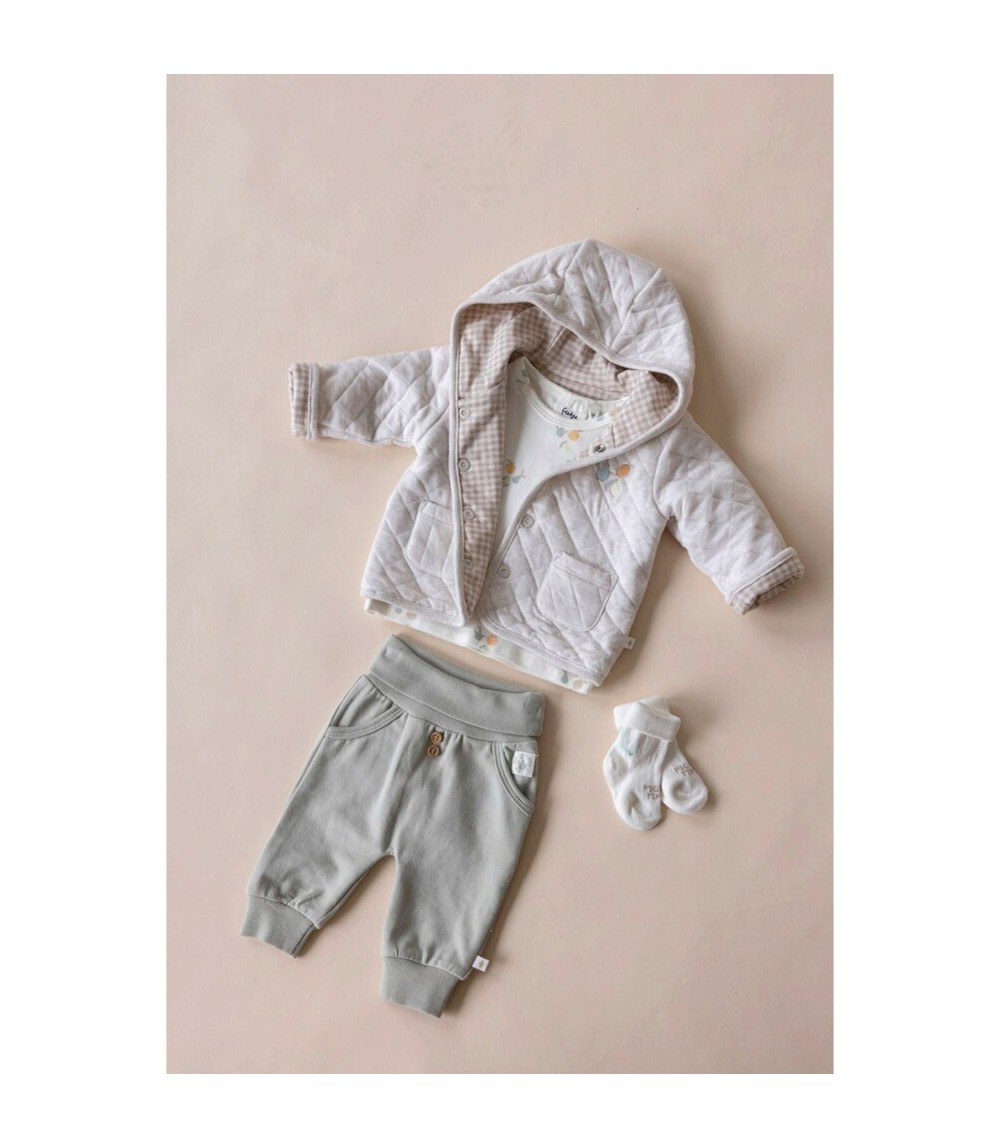 Wendejacke mit Kapuze gequiltet