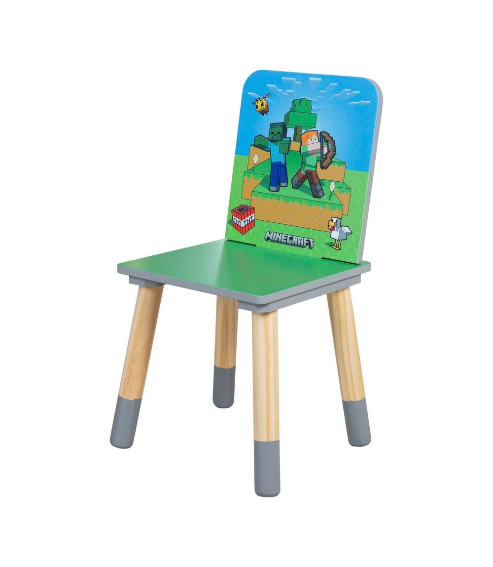 Sitzgruppen-Set, 1 Tisch mit 2 Stühlen MINECRAFT