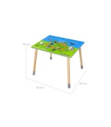 Sitzgruppen-Set, 1 Tisch mit 2 Stühlen MINECRAFT