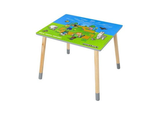 Sitzgruppen-Set, 1 Tisch mit 2 Stühlen MINECRAFT