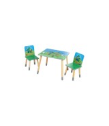 Sitzgruppen-Set, 1 Tisch mit 2 Stühlen MINECRAFT