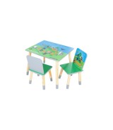 Sitzgruppen-Set, 1 Tisch mit 2 Stühlen MINECRAFT