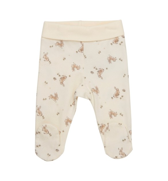 Frühchen-Hose mit Fuß Hasen