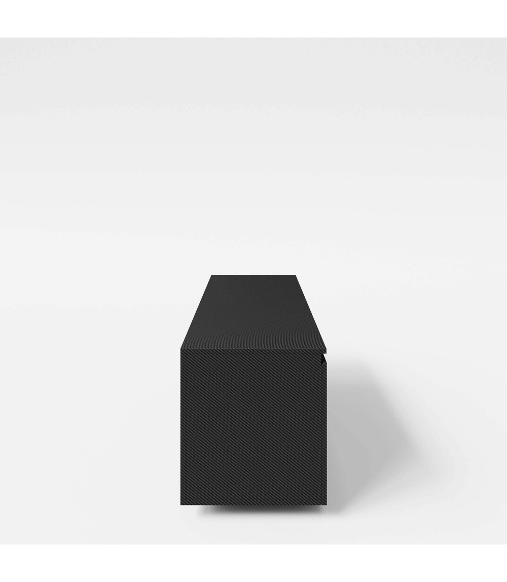 Lowboard mit 2 Türen, Kabeldurchführung, offene Ablage für Konsole, Ca