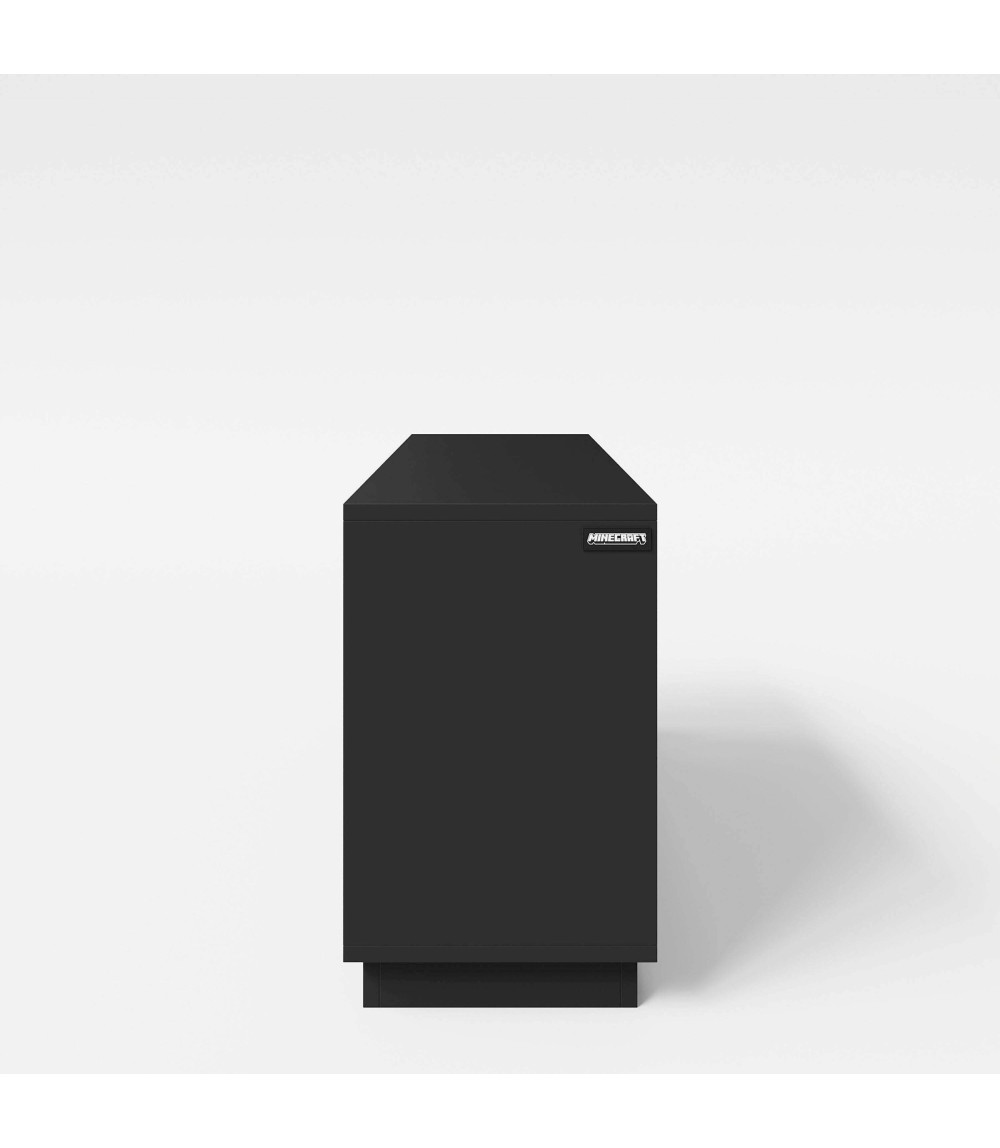 Lowboard mit 2 Türen, Kabeldurchführung, offene Ablage für Konsole, Ca