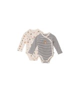 2er-Pack Wickelbodys langarm Tiny Forest
