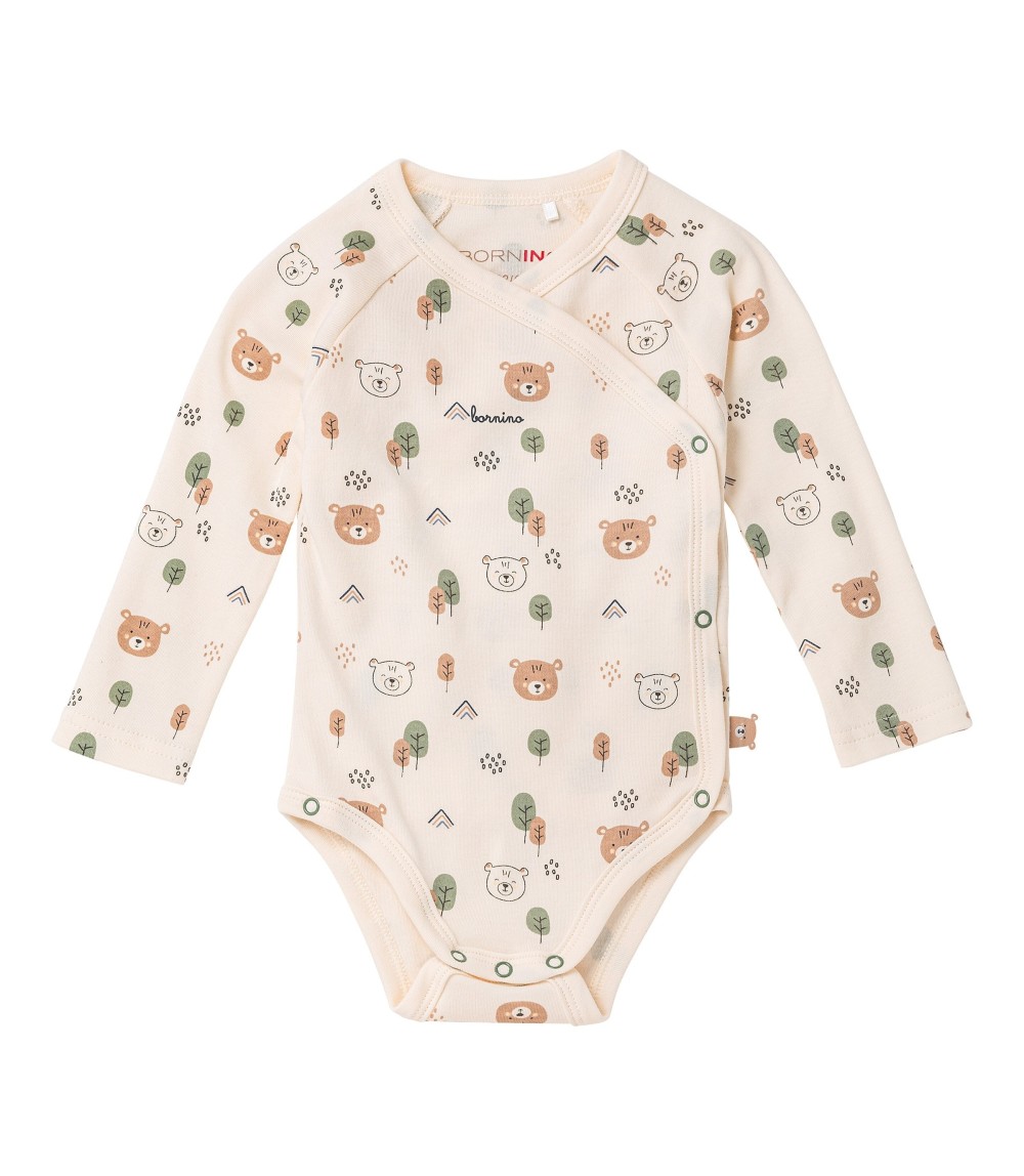 2er-Pack Wickelbodys langarm Tiny Forest