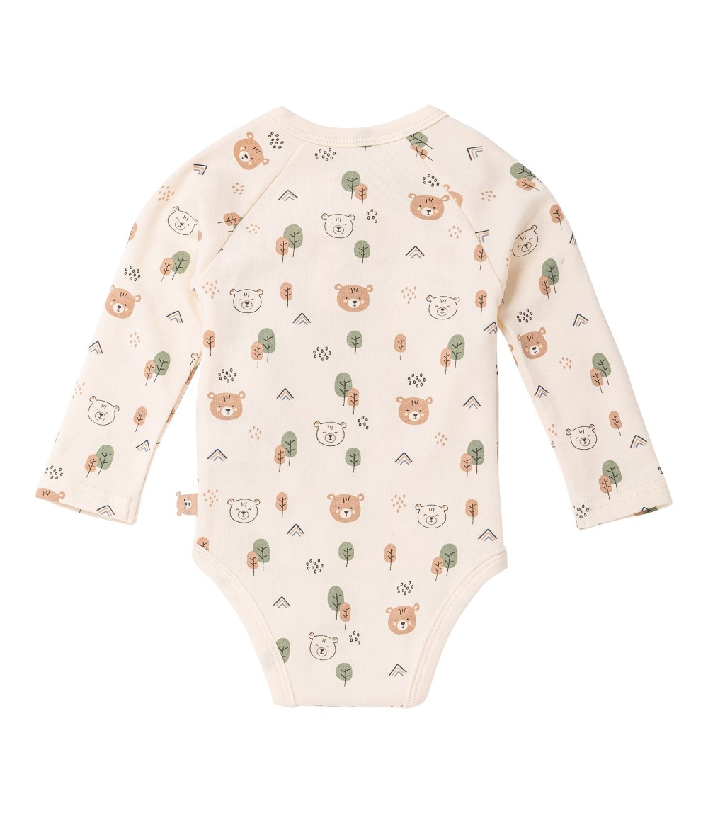 2er-Pack Wickelbodys langarm Tiny Forest