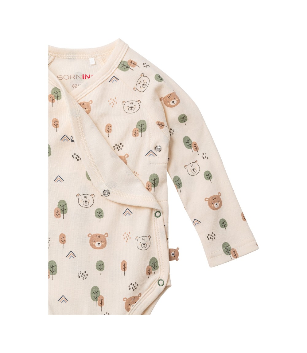 2er-Pack Wickelbodys langarm Tiny Forest