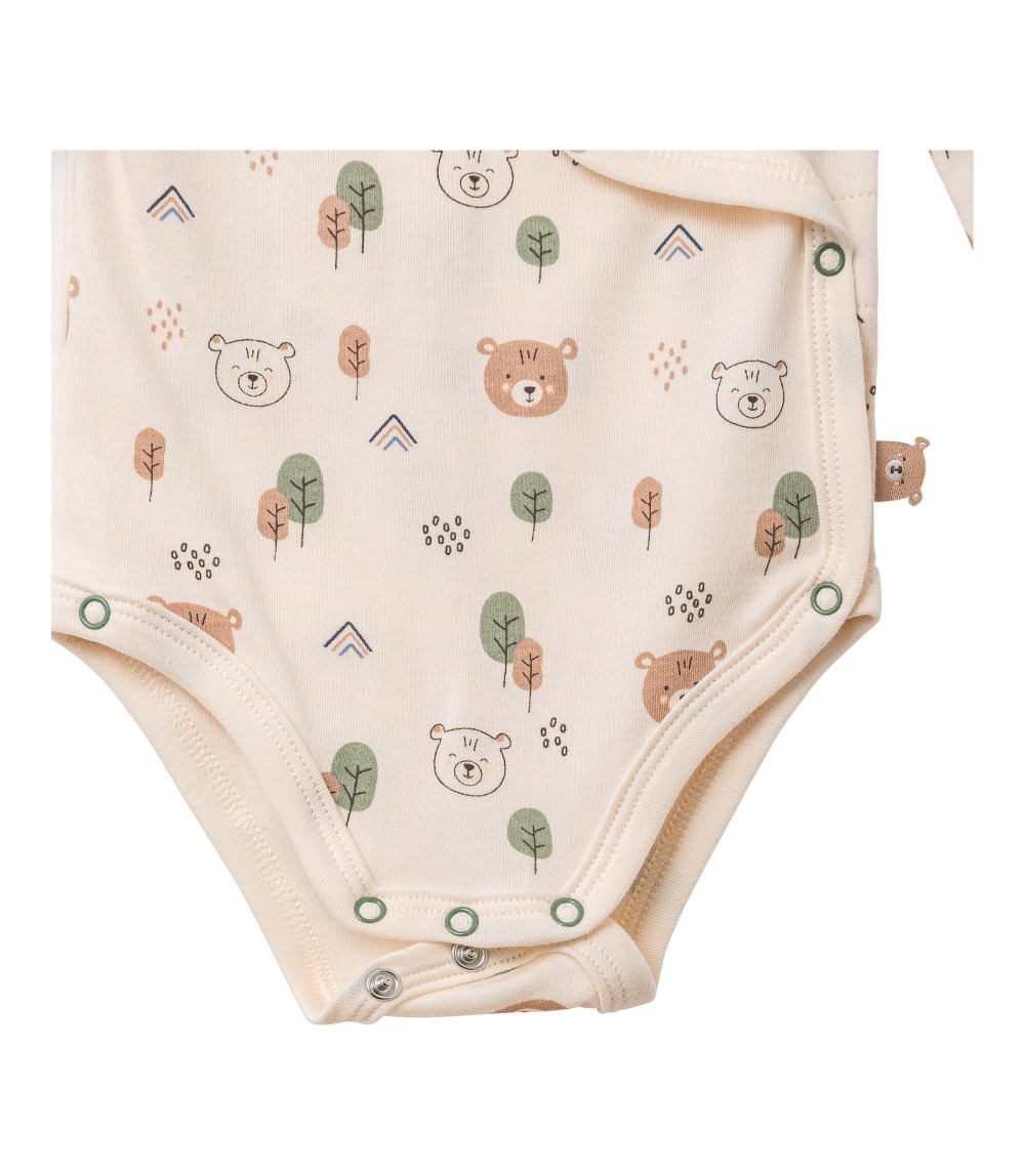2er-Pack Wickelbodys langarm Tiny Forest