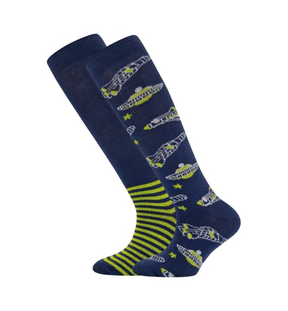 2er-Pack Kniestrümpfe Weltall