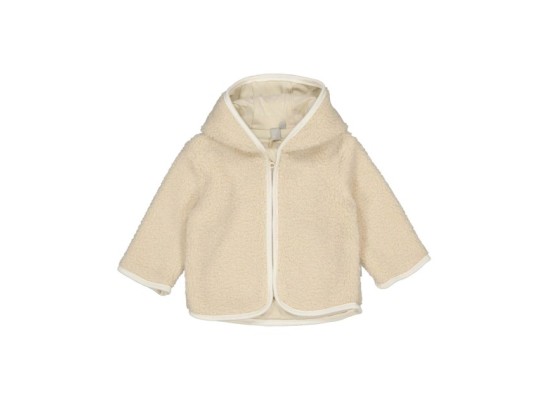 Plüschjacke mit Kapuze