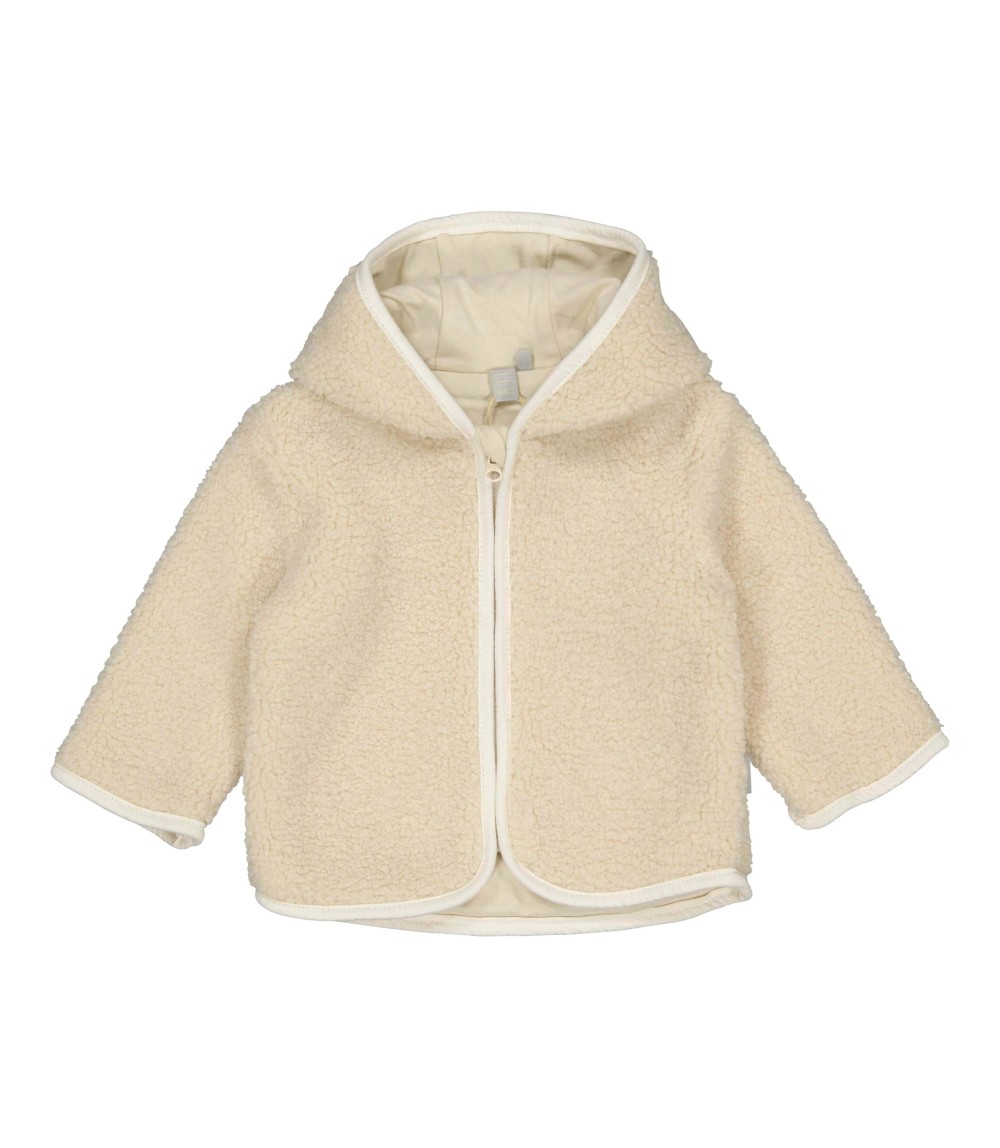 Plüschjacke mit Kapuze