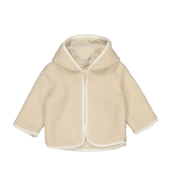 Plüschjacke mit Kapuze