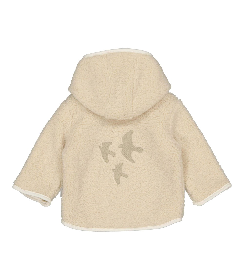 Plüschjacke mit Kapuze