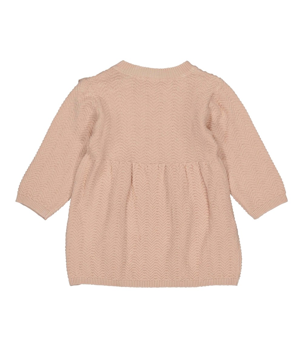 Strickkleid langarm Rüschen