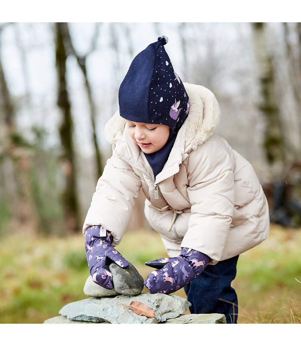 Schlupfmütze Einhorn Herzen