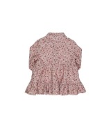 Cordkleid langarm Blumen