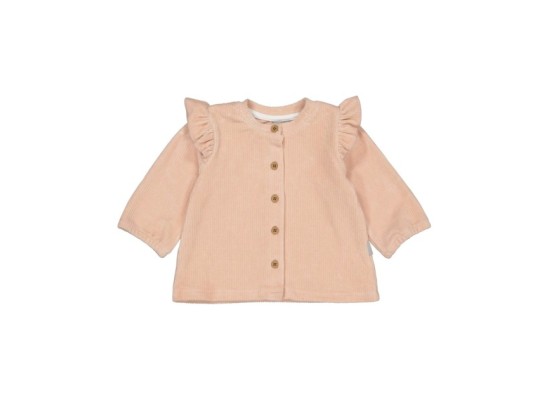 Softcord-Jacke Rüschen