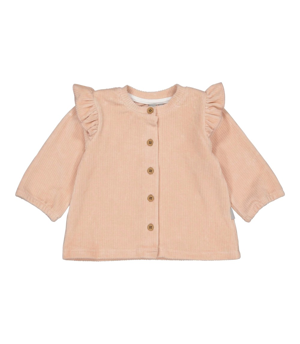 Softcord-Jacke Rüschen