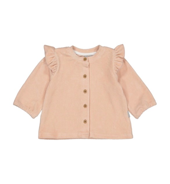 Softcord-Jacke Rüschen