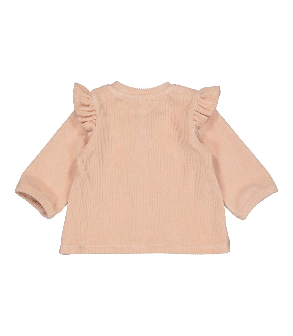 Softcord-Jacke Rüschen