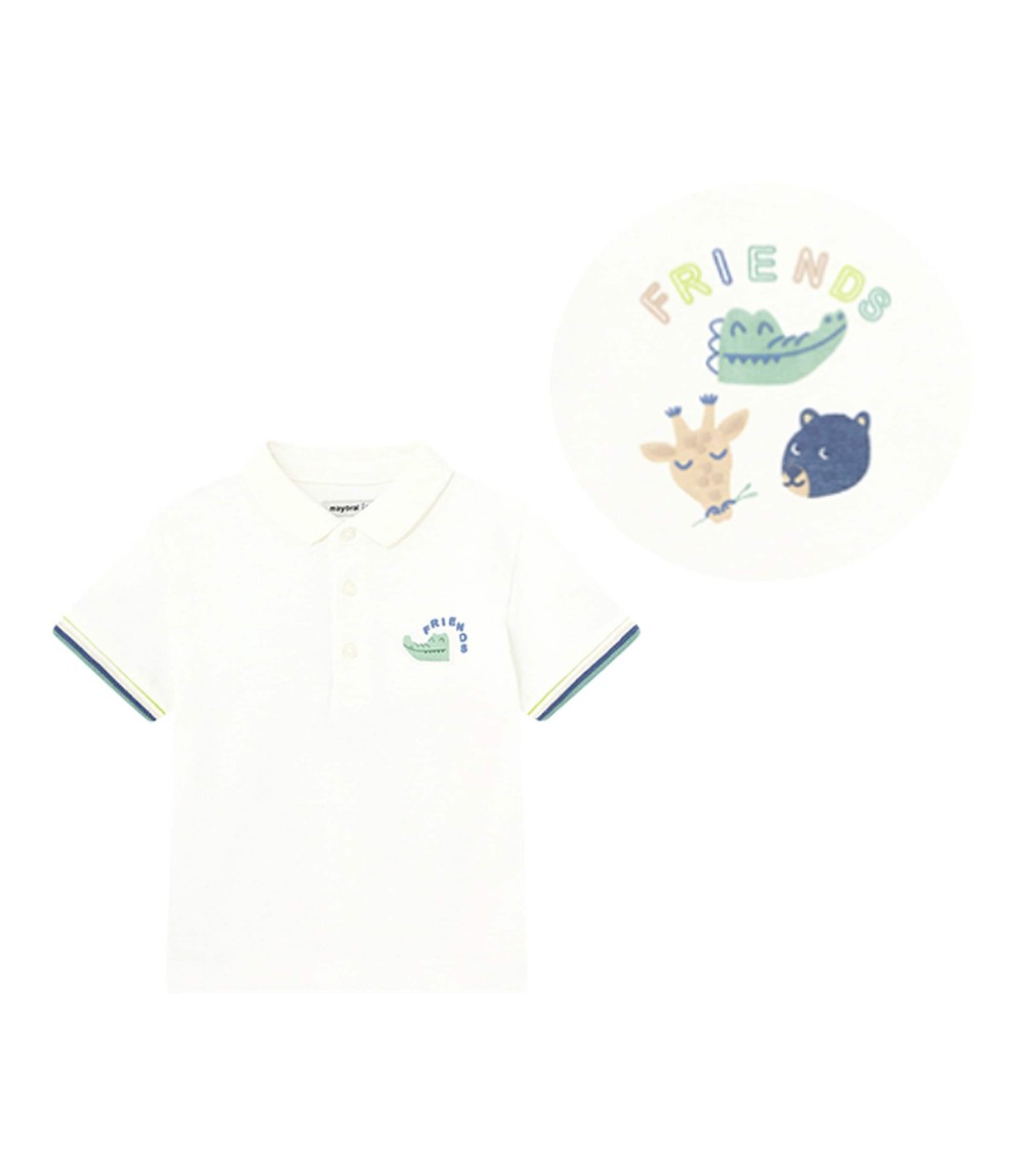 Polo-T-Shirt Tiere Piqué