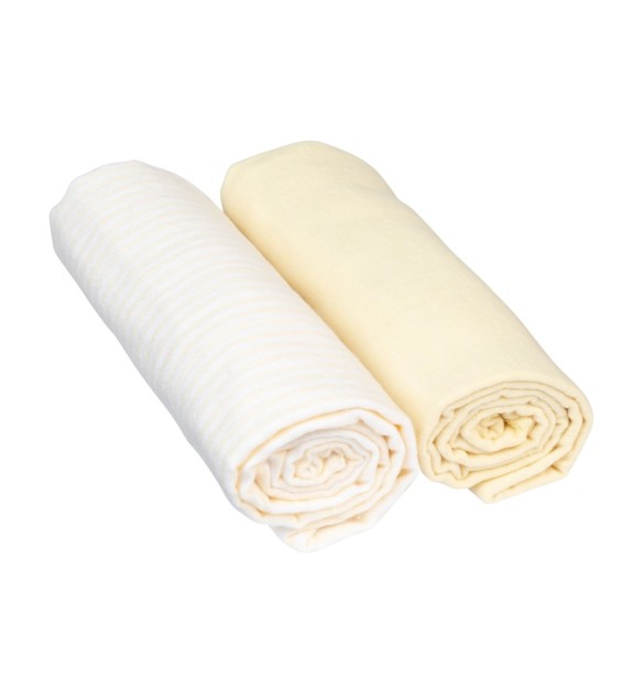 2er-Pack Flanelltücher 80x80 cm