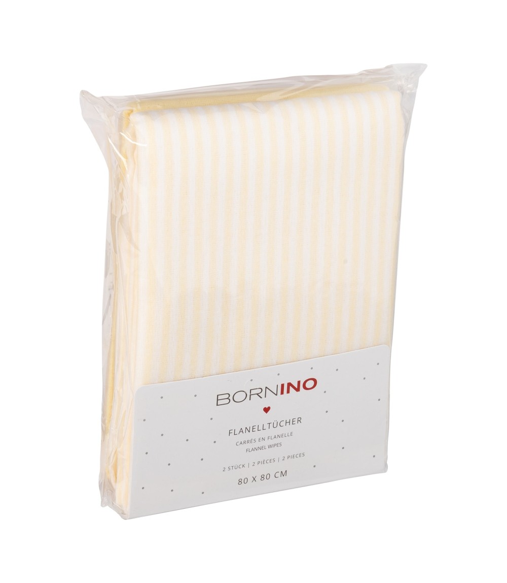 2er-Pack Flanelltücher 80x80 cm