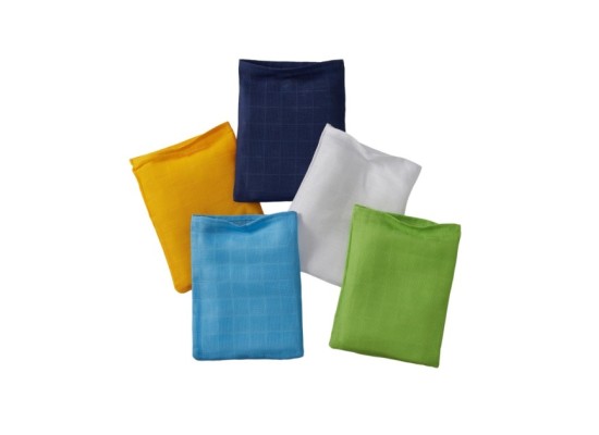 5er-Pack Mullwaschlappen 15x20 cm