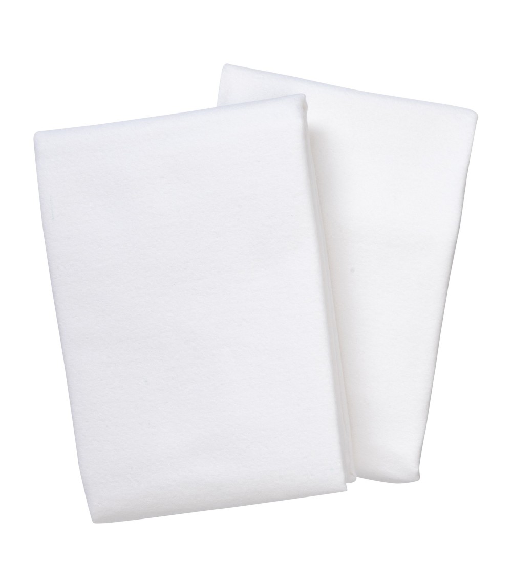 2er-Pack Moltontücher 80x80 cm