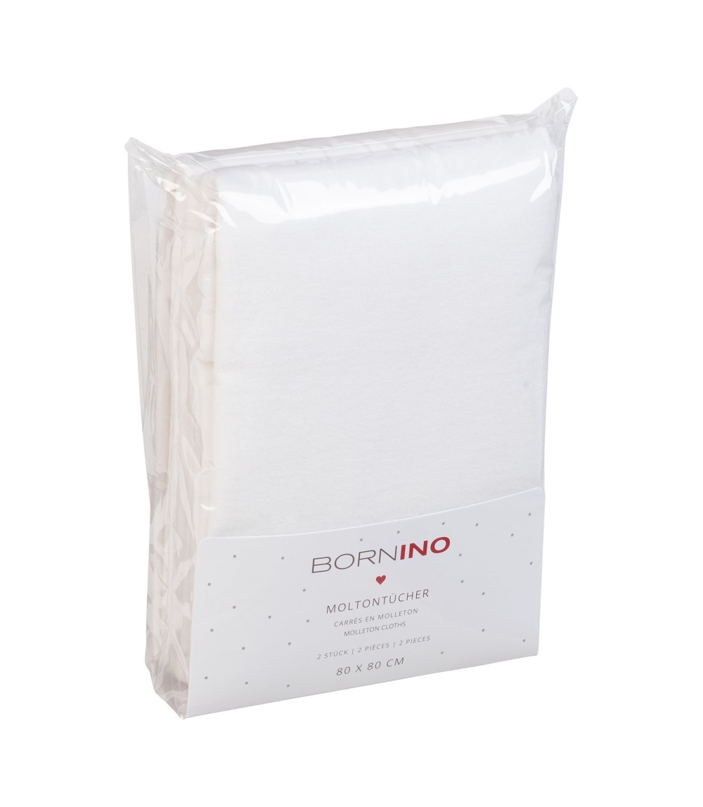 2er-Pack Moltontücher 80x80 cm