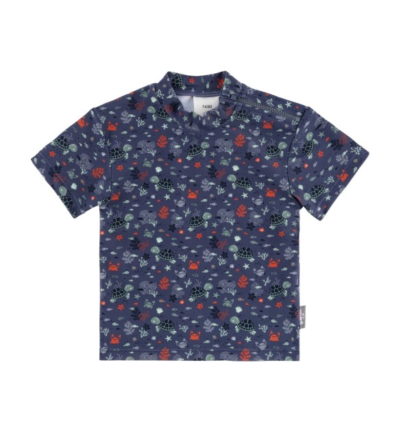 Bade-T-Shirt mit UV-Schutz Ozean