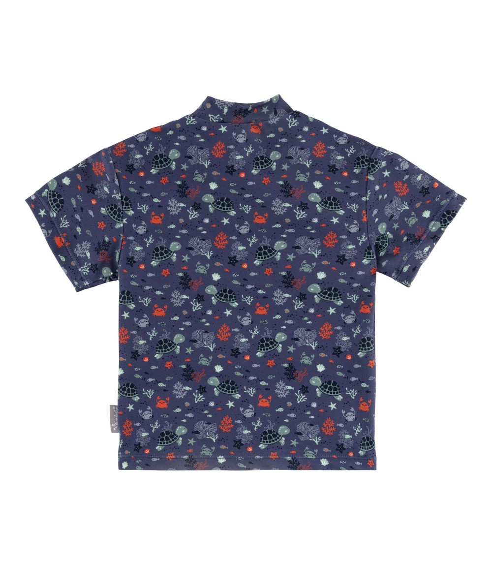 Bade-T-Shirt mit UV-Schutz Ozean
