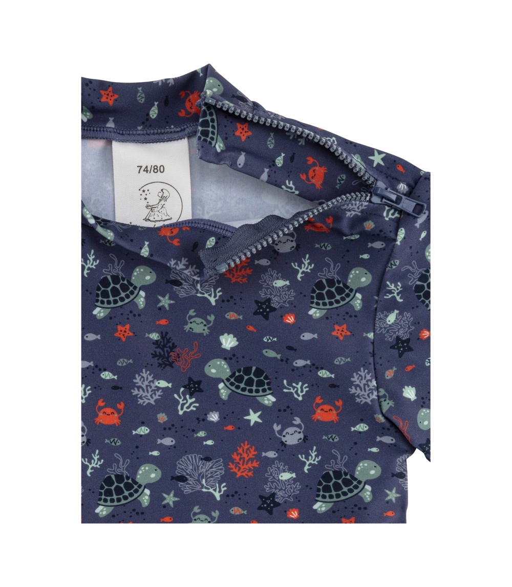 Bade-T-Shirt mit UV-Schutz Ozean