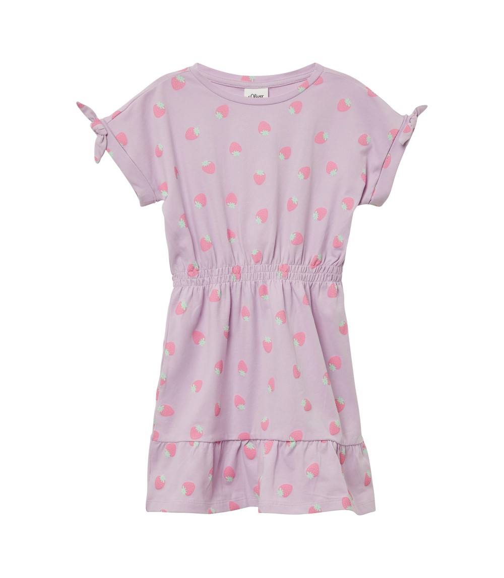 Kleid kurzarm Erdbeeren