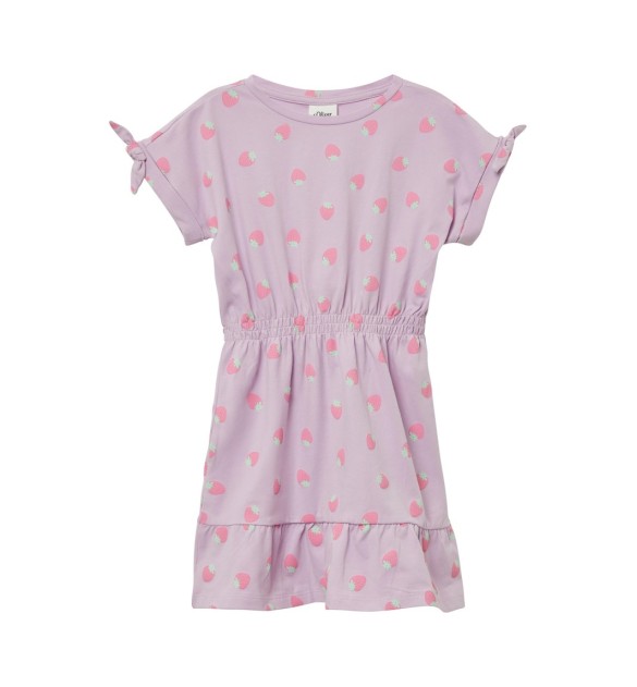 Kleid kurzarm Erdbeeren