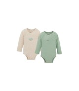 2er-Pack Wickelbodys langarm Hello