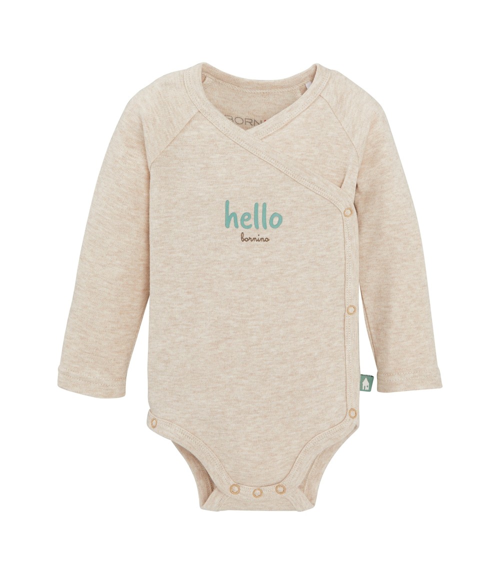 2er-Pack Wickelbodys langarm Hello