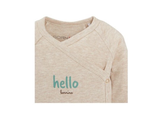 2er-Pack Wickelbodys langarm Hello