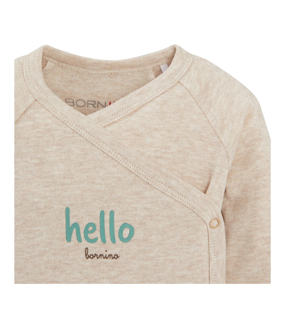 2er-Pack Wickelbodys langarm Hello