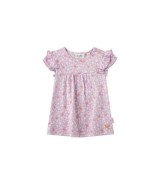 Kleid kurzarm Blumen Rüschen